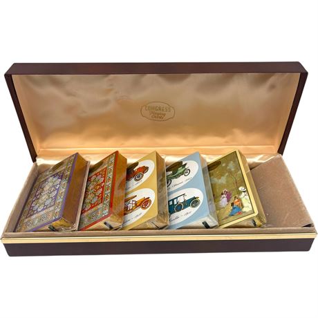 New Vtg Congress General Electric Playing Cards w/ Case