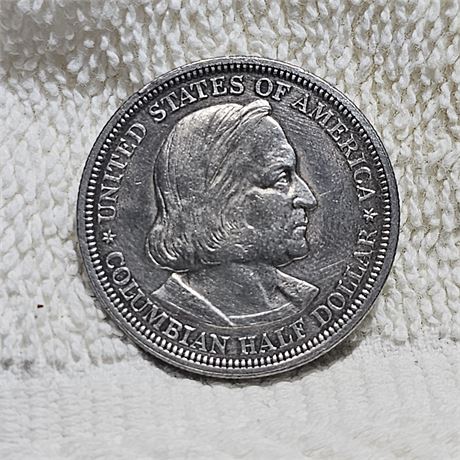 1893 Columbian Exposition Half Dollar, a commemorative coin