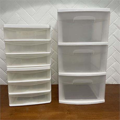 Sterilite & Homz-3 Drawer Plastic Storage