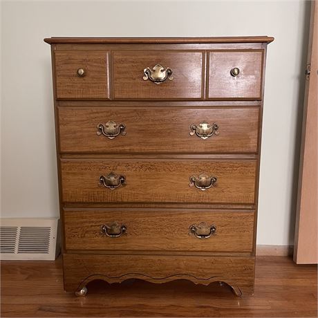 1970 4-Drawer Dresser on Casters