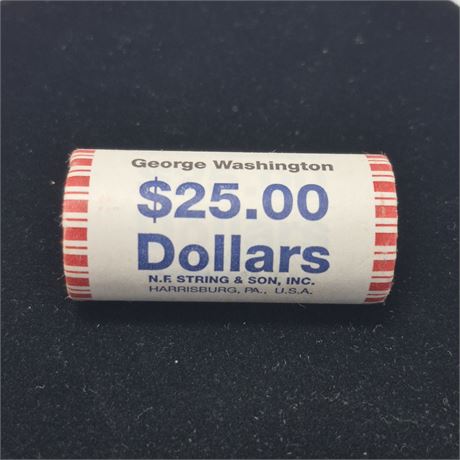 UNCIRCULATED Roll of George Washington Presidential $1 Coins