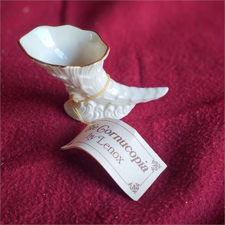 Lenox Cornucopia vase.  It is a small, decorative item, often referred to as a