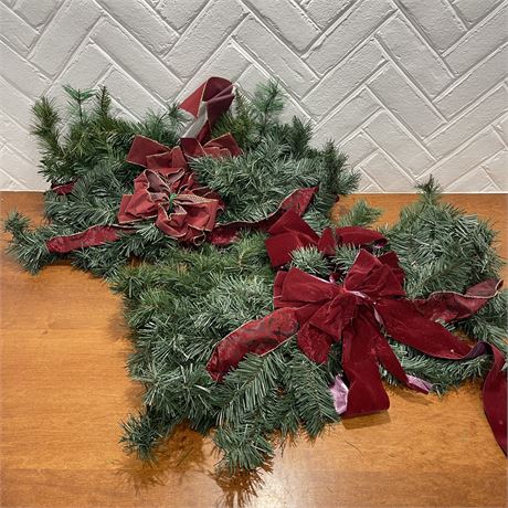 Set of 4 Swags (about 26" to 32" long)