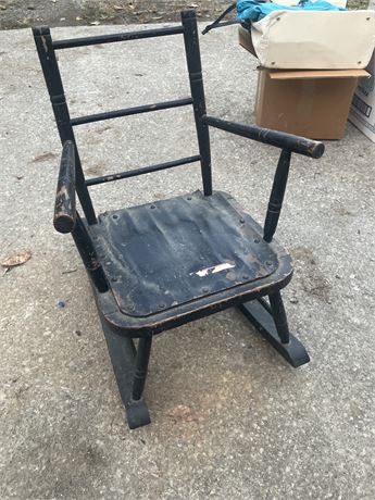 Very old kids rocking chair