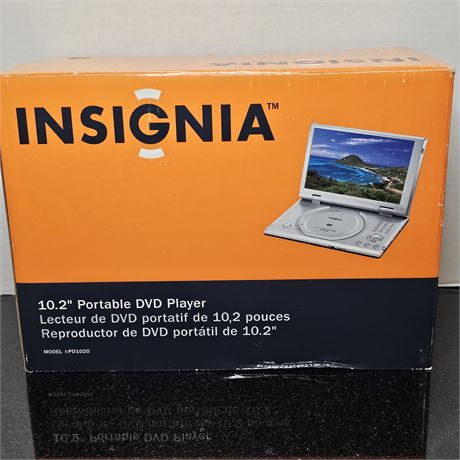 Insignia 10.2" Portable DVD Player~ Model I-PD1020