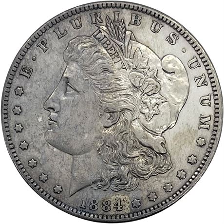 1884 Morgan 90% Silver Dollar Coin