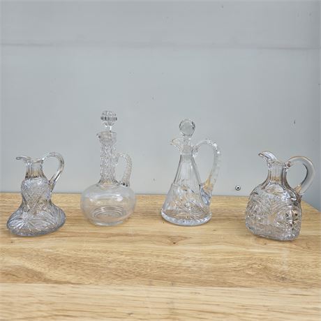 4 Piece Beautiful Crystal Lot 1