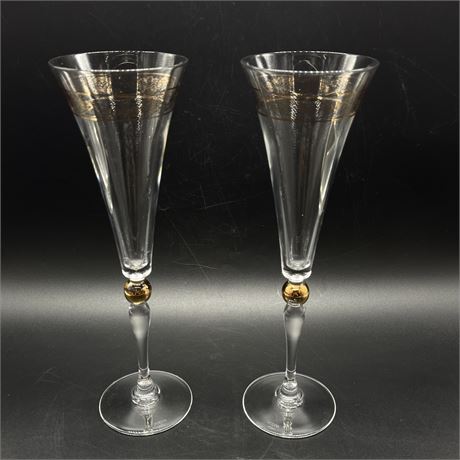 Godiva Champagne Glasses