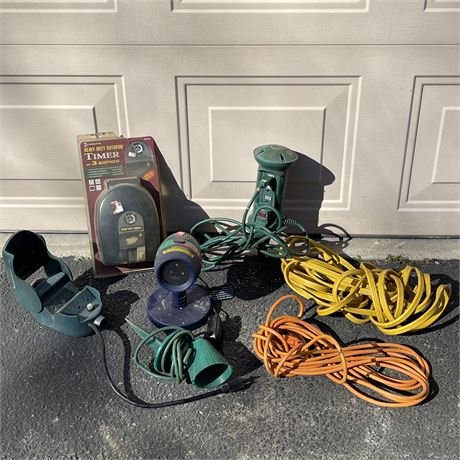Outdoor Power Accessories - Lights, Timers, Extension Cords, Power Strip