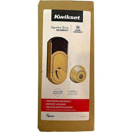 NIB Kwikset Signature Series Motorized Deadbolt