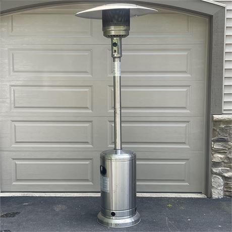 Hampton Bay 48000 BTU Propane Patio Heater Model NCZH-G-SS w/ Manual
