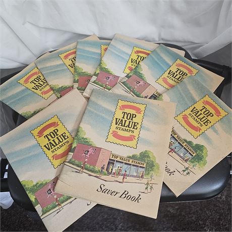 Top Value Stamps Saver Book" booklets,