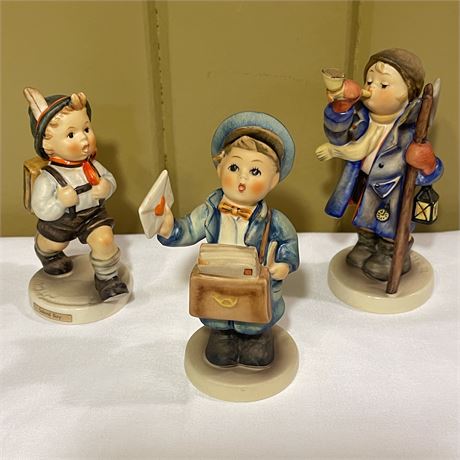 1960s Goebel Hummel Stylized Bee Figurines