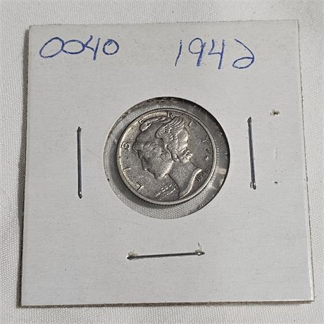 1942 Mercury Dime, Silver