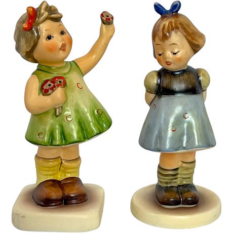 Goebel Hummel "Forever Yours" & "Two Hands One Treat" M.I. Hummel Club Figurines