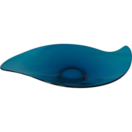 MCM Viking Glass Bluenique Serving Tray