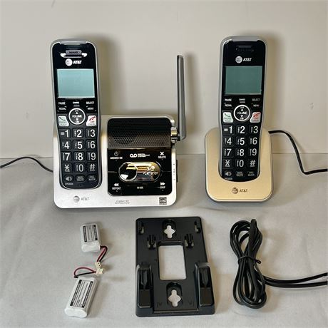 NIB AT&T BL102-2 2 Handset Answering System w/ Smart Call Blocker