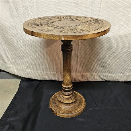 Wood Handcarved Table