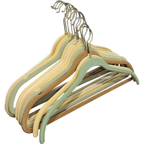 (12) Velvet Non-Slip Hangers