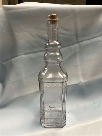 Clear Decorative Bottle