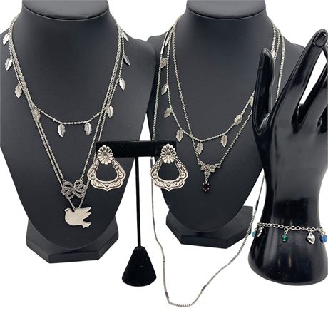 Avon Silver-Toned Costume Jewelry