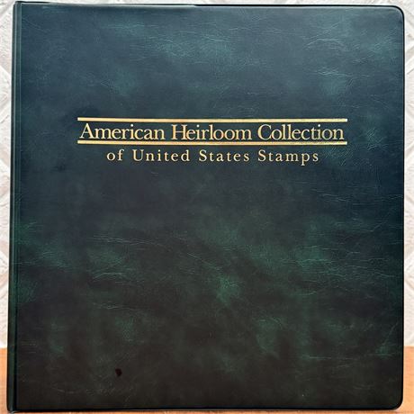 Stamp Binder - American Heirloom Collection of United States Stamps