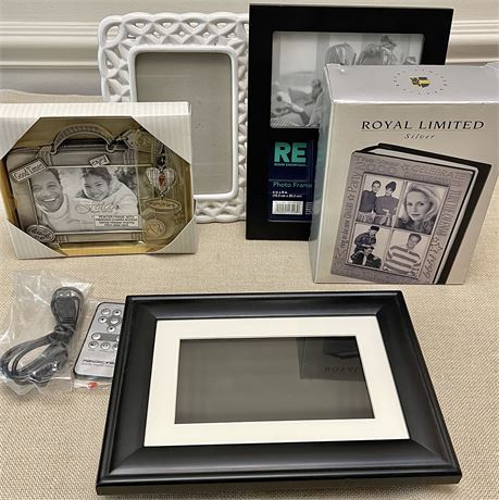 Pandigital Photo Frame, NIB Photo Album and Picture Frames
