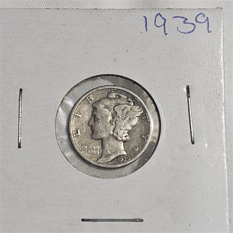 1939  Mercury Dime Silver