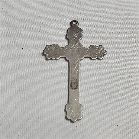 Sterling silver crucifix pendant