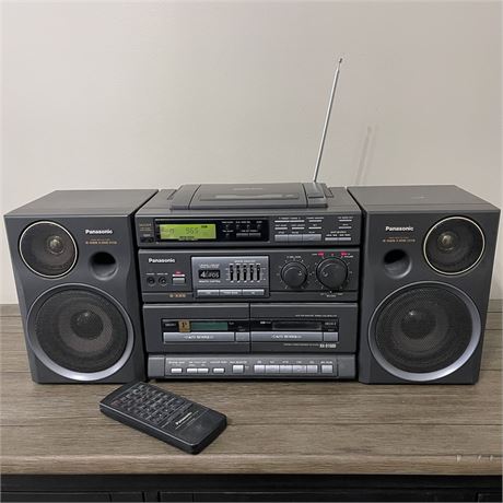 Panasonic RX-DT680 Boombox Stereo System with Remote