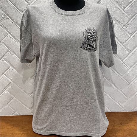 Grand Funk Railroad 2017 Tour Graphic T-Shirt Size Large