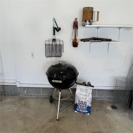 Charcoal Grill with Accessories