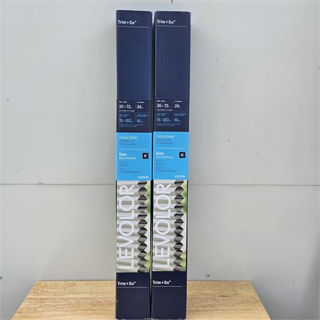 Levolor Trim & Go Cordless Cellular Shades ~Pair of 2 NIB