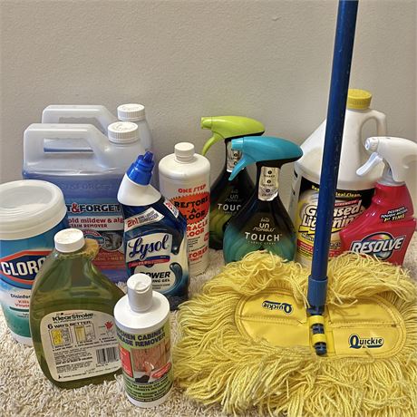 New / Like New Cleaners & Quickie Mop
