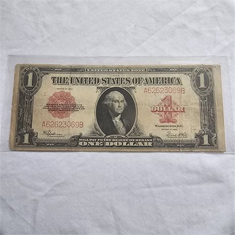 Series 1923 $1 One Dollar Legal Tender Large Note