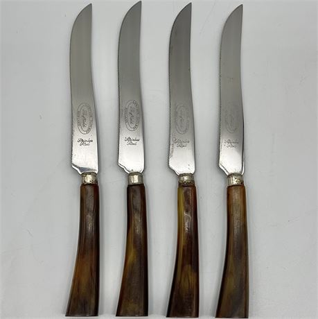 Sheffield Stainless Steel Bakelite Steak Knives