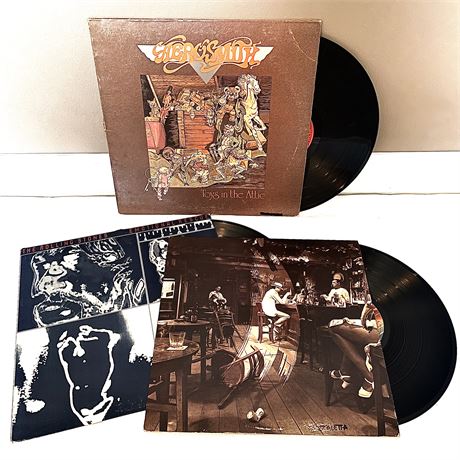 Rock N' Roll Vinyl Records - Aerosmith, Led Zeppelin, The Rolling Stones