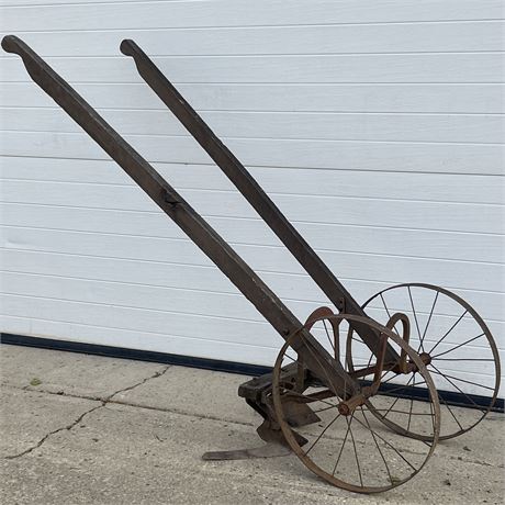 Antique Excelsior Double Wheel Cultivator