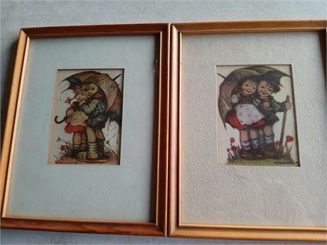 Pair Hummel Prints