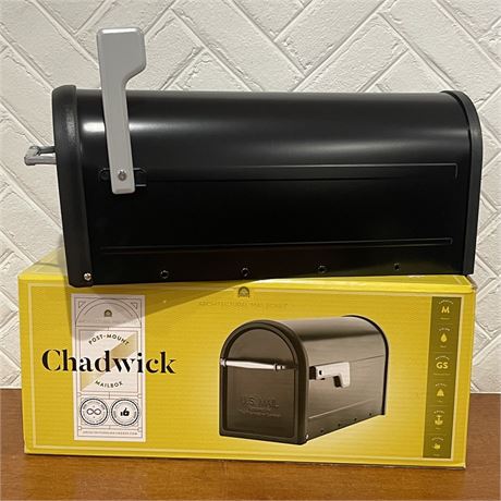 NIB Chadwick Black Post Mount Mailbox
