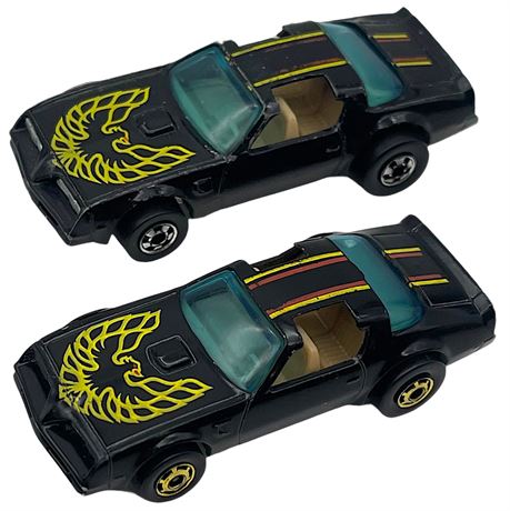 1977 Hot Wheels HOT BIRD Trans Am Gold Chrome and Chrome Rim Hot Wheel Cars