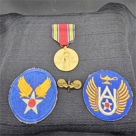 WW2 Medals & Patches Lot