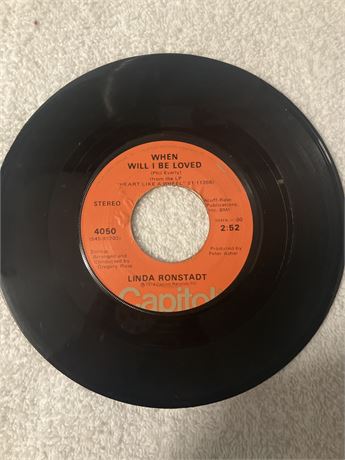 45 Vinyl record single of Billy Swan's hit song "I Can Help".