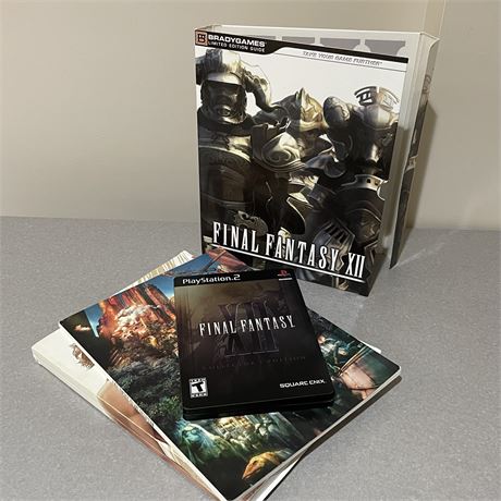 PS2 Final Fantasy XII Game with Art Collection Book