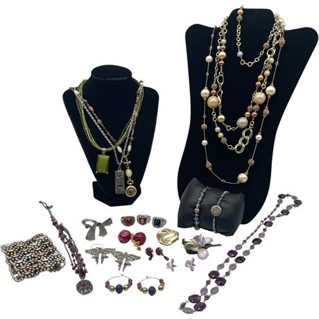 Whimsical Costume Jewelry Grouping