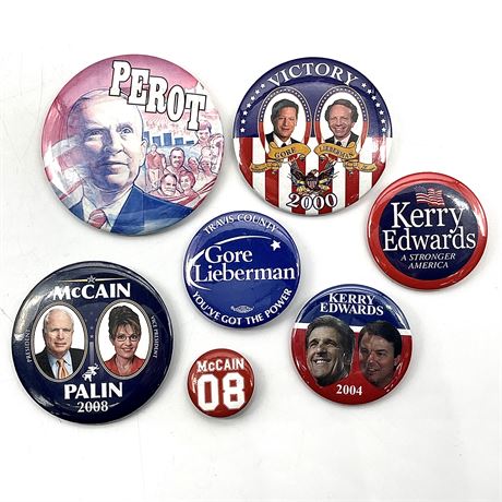 Political Campaign Pins - Misc Candidates