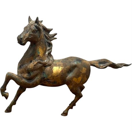 Vtg Cast Iron Toyo Horse Sculpture