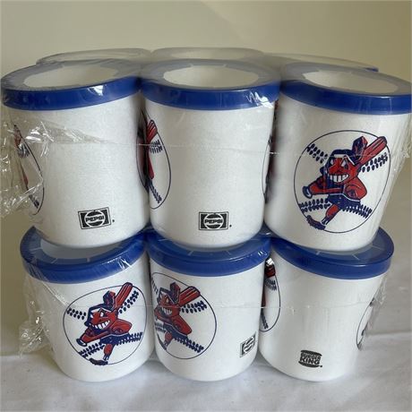 12 New Chief Wahoo Cleveland Indians Pepsi Styrofoam Koosies
