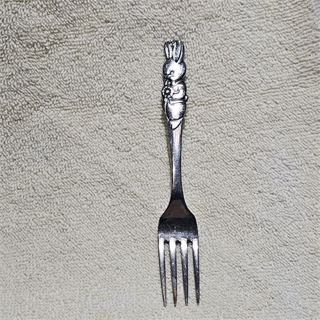 Peter Rabbit stainless steel youth fork.