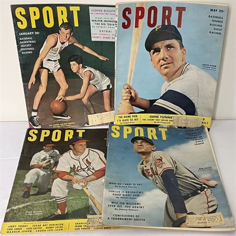 Sports Magazines - Jan May June July 1950